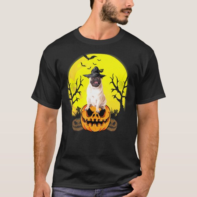 Halloween Pug T-Shirt (Front)