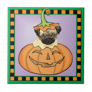 Halloween Pug Tile