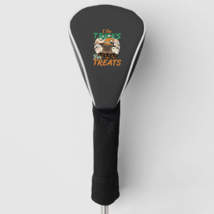 Halloween Pug Tricks for Treats Witch Golf Head Cover