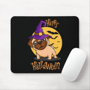 Halloween Puggy Mouse Pad