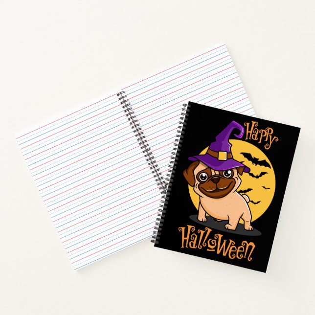 Halloween Puggy Notebook (Inside)