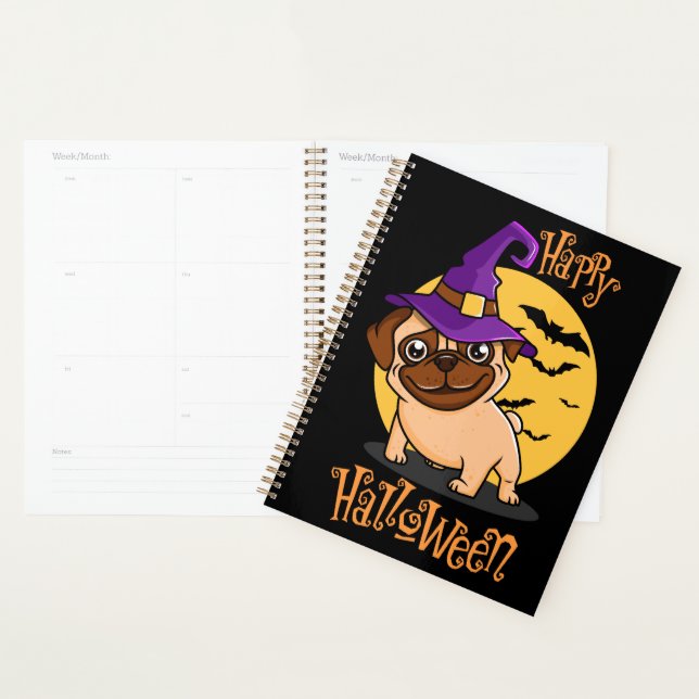 Halloween Puggy Planner (Display)
