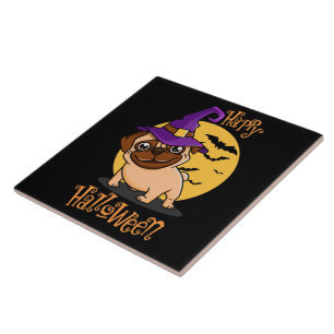 Halloween Puggy Tile