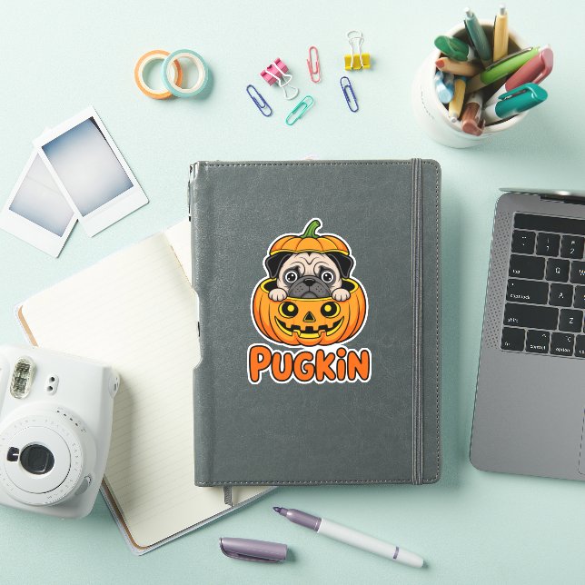 Halloween Pugkin, Pumpkin Pug Dog (iPad Cover)