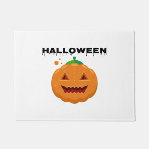 halloween pumkin doormat