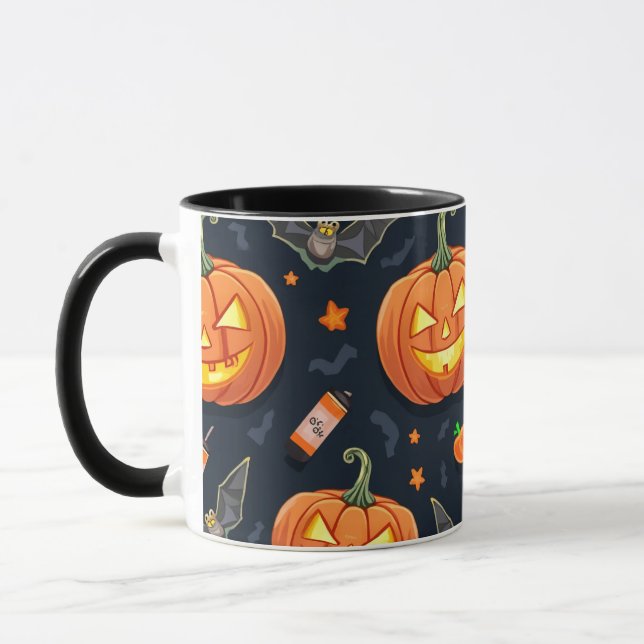 Halloween Pumkin Mug (Left)