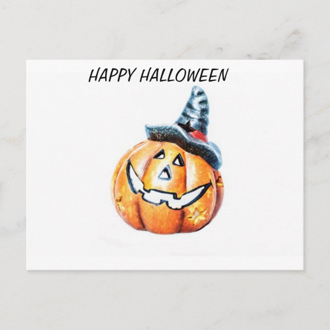 Halloween Pumkin Postcard (Front)