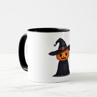 Halloween Pumkin Wizard Mug