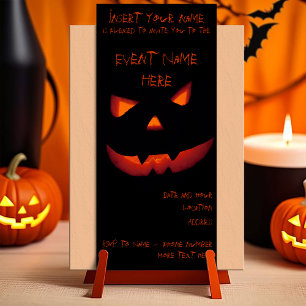 Halloween Pumpkin 001 Invitation
