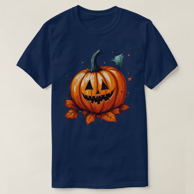 Halloween pumpkin 5 T-Shirt (Design Front)