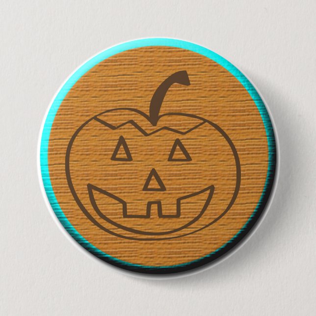 Halloween Pumpkin 7.5 Cm Round Badge (Front)