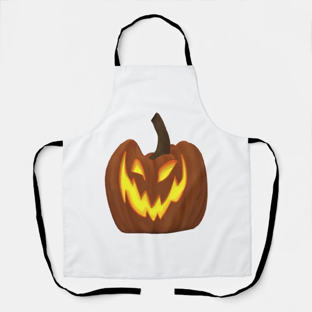 halloween pumpkin                    apron (Front)