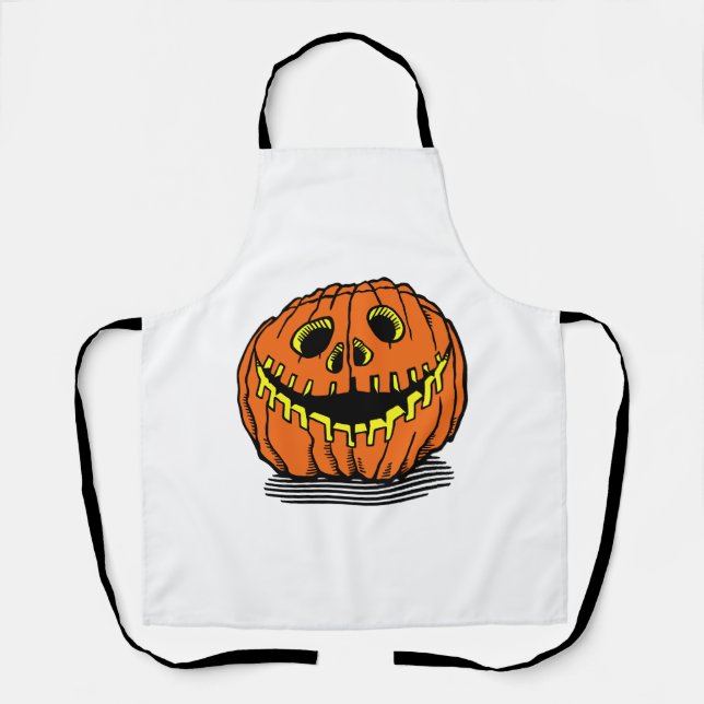halloween pumpkin apron (Front)