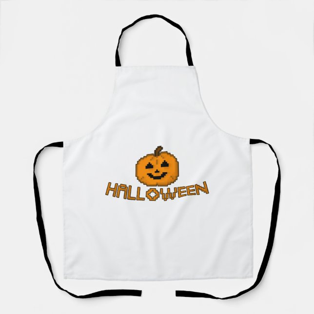Halloween pumpkin          apron (Front)