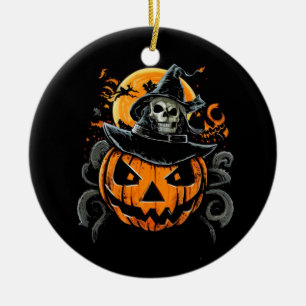 Halloween/pumpkin/autumn/fall ceramic tree decoration
