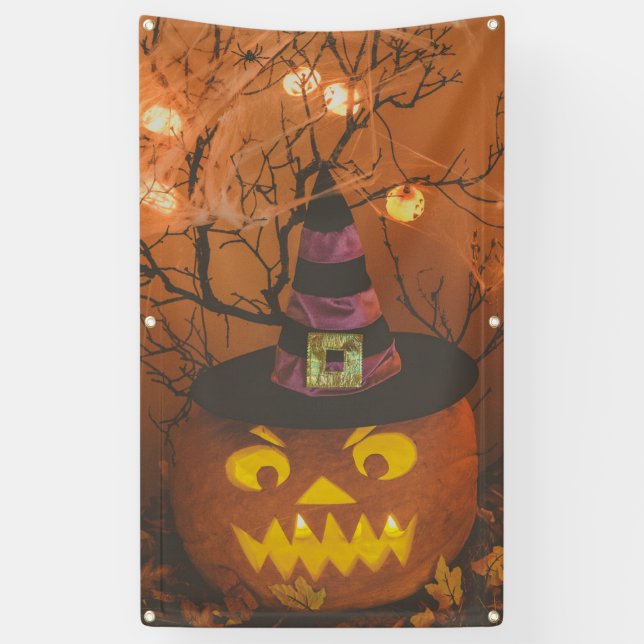 Halloween Pumpkin Banner (Vertical)