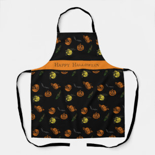 Halloween/pumpkin/bat   apron