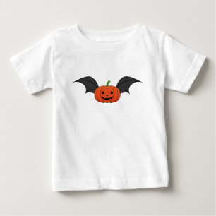 Halloween Pumpkin Bat Baby T-Shirt
