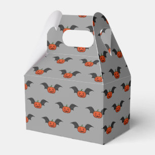 Halloween Pumpkin Bat Favour Box