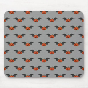 Halloween Pumpkin Bat Mouse Mat