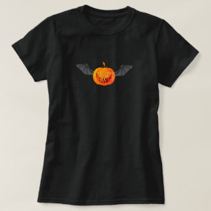 Halloween pumpkin bat T-Shirt