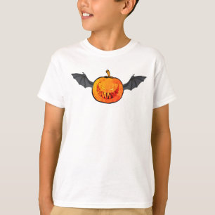 Halloween pumpkin bat T-Shirt