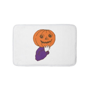 Halloween Pumpkin                      Bath Mat