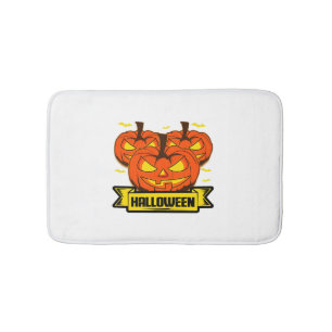 Halloween Pumpkin                            Bath Mat