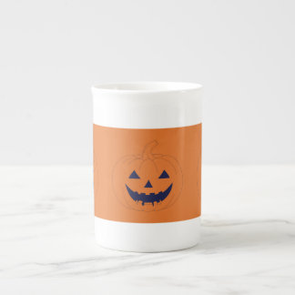 Halloween Pumpkin Bone China Mug