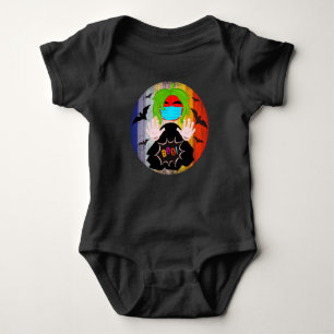 HALLOWEEN PUMPKIN BOO BABY BODYSUIT