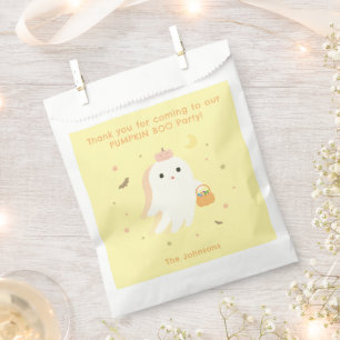 Halloween Pumpkin Boo Party Favour Bag