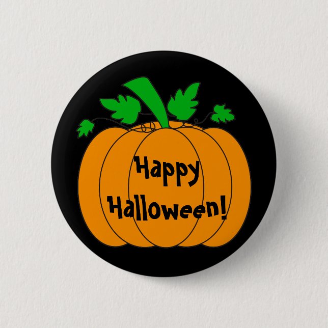 Halloween pumpkin - Button (Front)