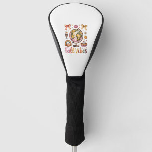 Halloween Pumpkin Camping Trip Golf Head Cover