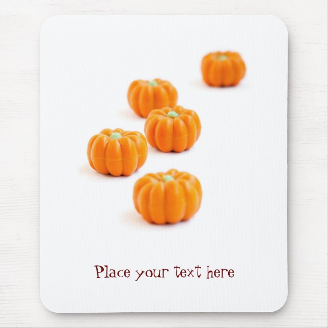 Halloween pumpkin candy mouse mat (Front)