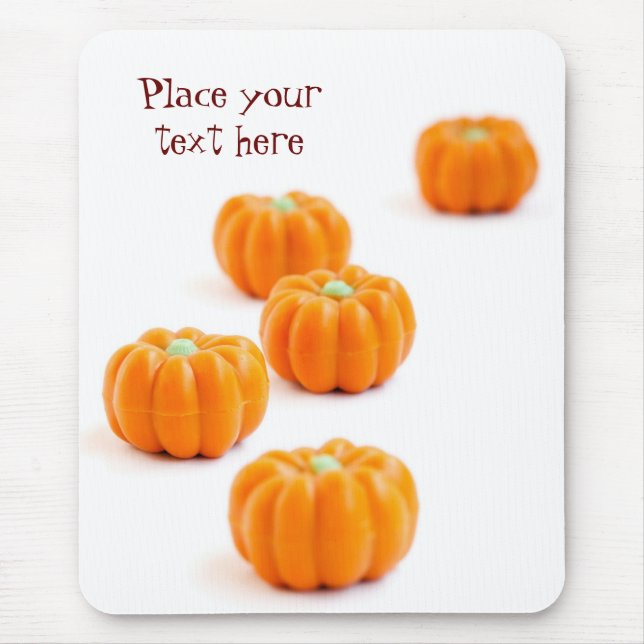 Halloween pumpkin candy mouse mat (Front)
