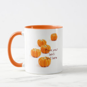 Halloween pumpkin candy mug