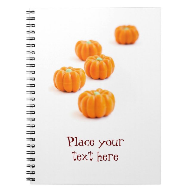 Halloween pumpkin candy notebook (Front)