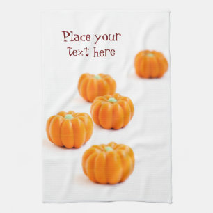 Halloween pumpkin candy tea towel