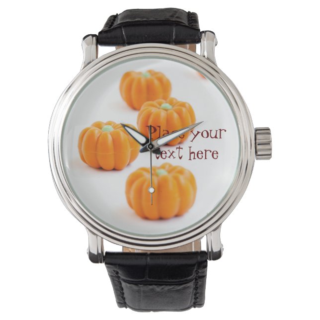 Halloween pumpkin candy watch (Front)