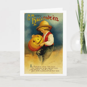 Halloween Pumpkin Card