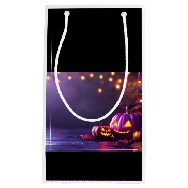 Halloween Pumpkin Carving Party Bag (Front)