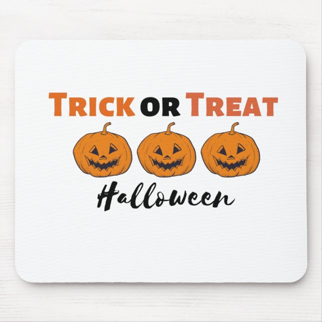 Halloween Pumpkin carving Party Fall Funny Mouse Mat (Front)
