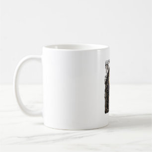 Halloween Pumpkin Cat Haunted Vintage Season Scene Coffee Mug