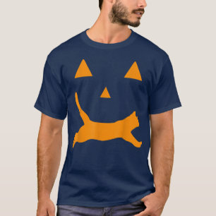 Halloween Pumpkin cat Jackolantern Costume Hallowe T-Shirt
