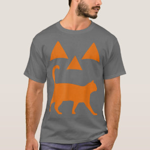 Halloween Pumpkin Cat Jackolantern Costume T-Shirt