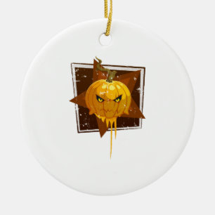 Halloween pumpkin                                  ceramic tree decoration