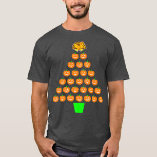 Halloween Pumpkin Christmas Tree Thanksgiving Turk T-Shirt