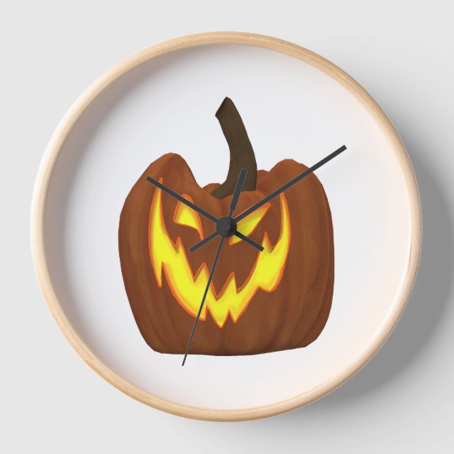 halloween pumpkin                    clock (Front)