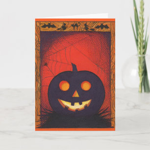 Halloween Pumpkin Collage Card
