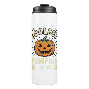 Halloween Pumpkin Coolest On The Patch Vintage_1 Thermal Tumbler